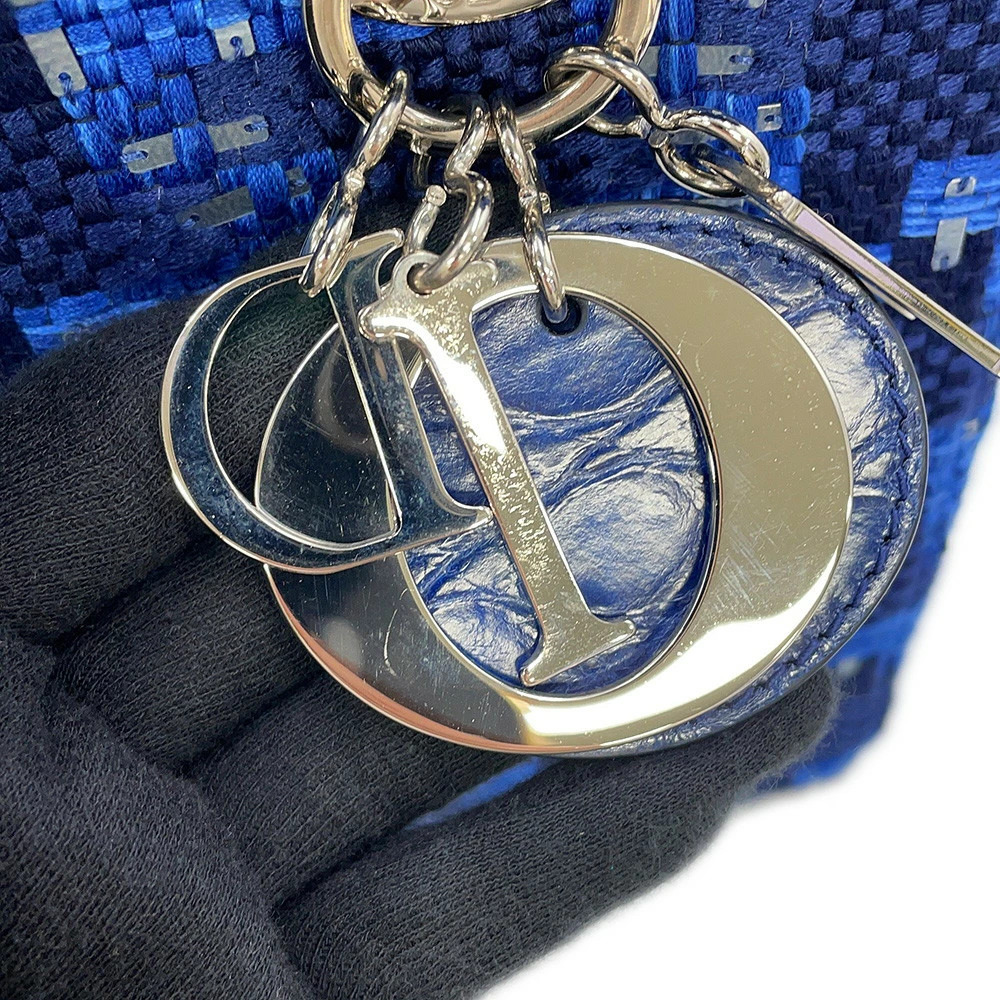 Christian Dior handbag Lady Tweed bag - Picture 11 of 12